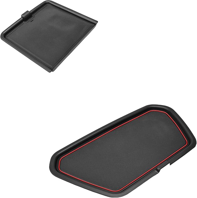 EDBETOS Red Dashboard Organizer and Center Console Organizer Tray for 2019-2022 Silverado/Sierra 1500 Full Console Bucket Seats Only, Also Fits 2020-2023 Silverado Sierra 2500HD 3500HD