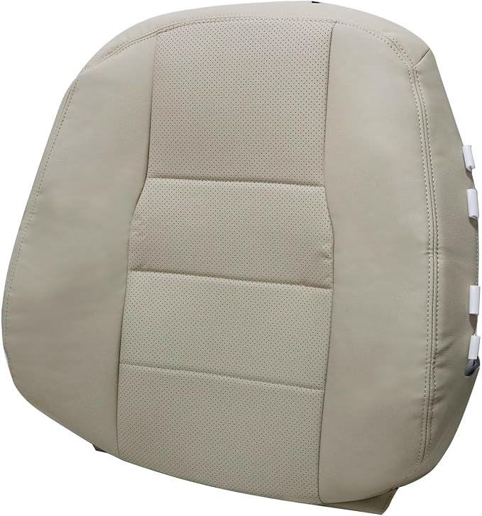 NLQR Front Driver and Pasenger Bottom & Top Replacement Seat Covers Ivory Compatible with Mercedes Benz C250 C300 C350 2008-2014, Compatible with Mercedes Benz GLK250 GLK280 GLK300 GLK350 2008-2015