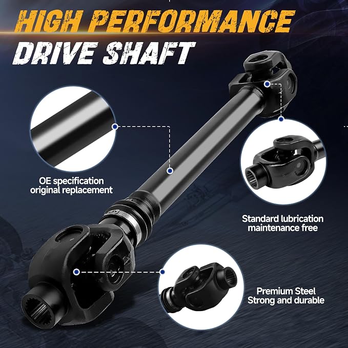 Rear Propeller Drive Shaft Prop Fit for Can-Am Outlander MAX 1000/1000R/1000RXMR | Fit for Can-Am Outlander MAX 570/650/850 | Fit for Can-Am Outlander 1000/1000R/1000RXMR, OE 703500989