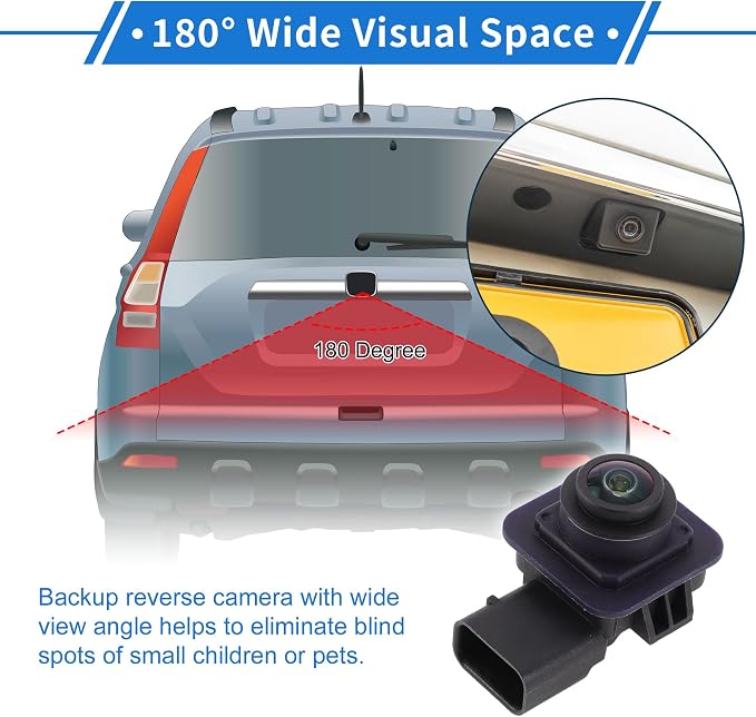 Rear View Camera for Land Rover Discovery Sport 2015-2019 2.0L for Range Rover Sport 2014-2016 License Plate Park Assist Backup Reverse Camera