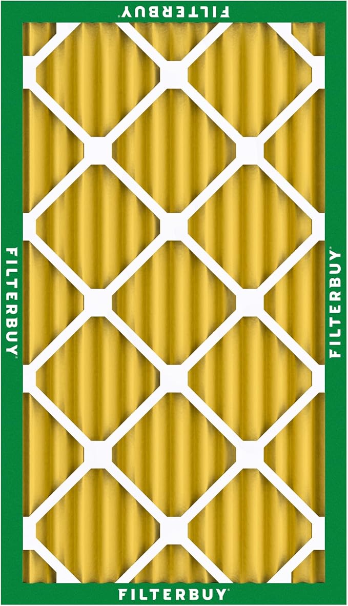 Filterbuy 16x25x2 Air Filter MERV 11 Superior Pet & Allergy Defense (5-Pack), Electrostatic Pleated HVAC AC Furnace Filters Replacement (Actual Size: 15.50 x 24.50 x 1.75)