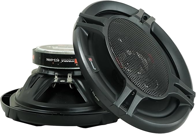 H YANKA AYOCK ECS-69 6x9 Car Speakers, 600W 4-Way Coaxial Full-Range Car Audio, Clear Stereo Sound, No Distortion, Perfect for Cars, Trucks, Jeeps, 1 Pair