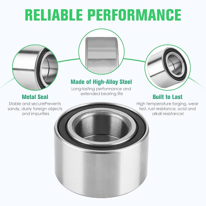 Youxmoto Front Left/Right CV Axle & Wheel Bearing Kit Fit for Polaris Ranger 500 2005 2006 2007, Ranger 700 05-07, 4340 Chromoly Steel Drive Shaft CV Axles Half Shaft, for 1332423, 1380236