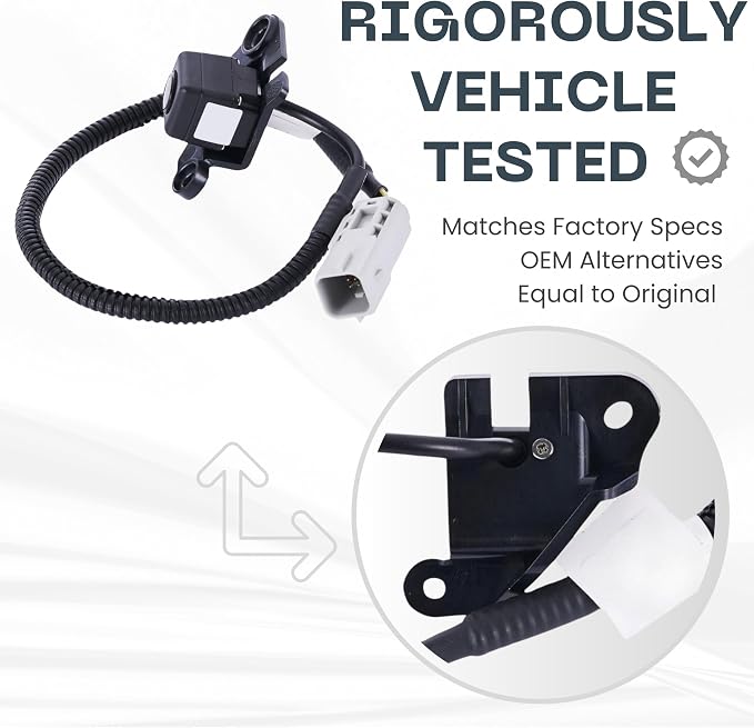Right Side View Backup Camera Replaces for 2013 2014 2015 2016 2017 2018 2019 2020 2021 2022 2023 Chevy Express/GMC Savana OE Part # 23140731, 22903442