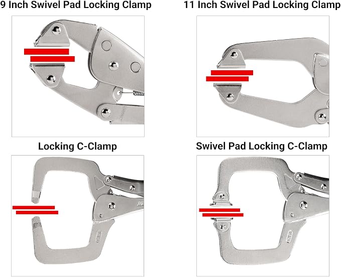 TEKTON Locking Pliers and Clamps Set (18-Piece) | PLK90005