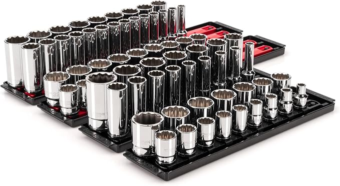 TEKTON 1/2 Inch Drive 12-Point Socket Set, 78-Piece | SHD92216
