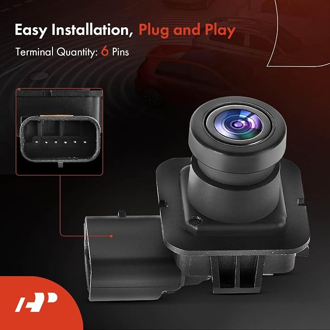A-Premium Rear View Backup Camera Compatible with Ford | Parking Camera for 2017 2018 2019 Escape - Replace# GJ5Z-19G490-F