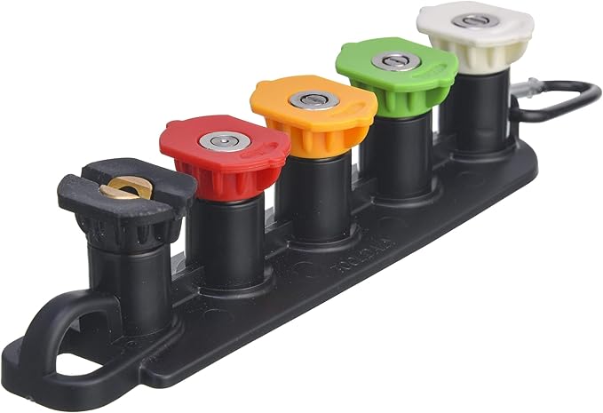 Tool Daily Pressure Washer Foam Cannon with Dual-Connector Accessory, Pressure Washer Spray Nozzle Tips with Nozzle Holder