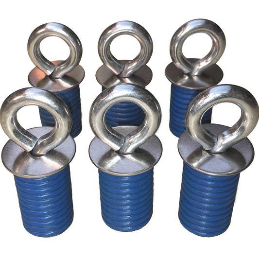 GripPRO ATV Anchors – 6 Pack Fits Polaris Lock & Ride Bed Holes on RZR & Sportsman with 1" Mounts – Secure Gear, Coolers, Tools – Compatible with 1000, 900, 850, 570 – Not for Ranger – US-Owned Brand