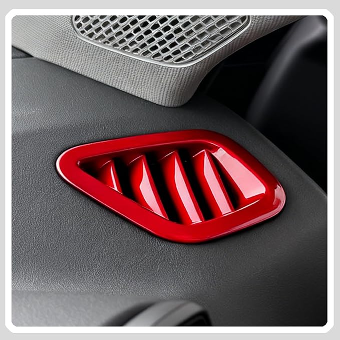 Dashboard Air Vent Cover, for Kia Telluride 2020 2021 2022 2023 2024 2025 2026,Sport Interior Trim Accessories - Wine Red