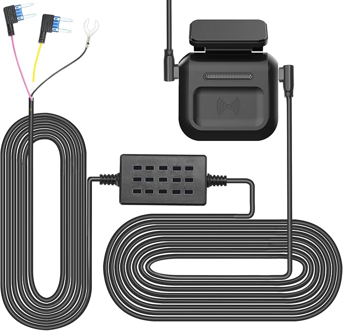 Neideso Type-C Hardwire Kit with Radar Detection, Suitable for N300/N300Pro/N700/N700Pro/N900/N900Ultra/Type-C Interface Dash Cam,12V-24V to 5V/2.5A, Low Voltage Protection, 24-Hour Parking Monitoring