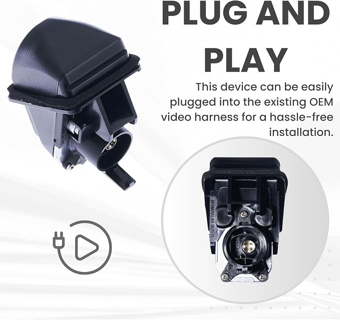 Backup Camera Replaces for BMW 2/3/4/5/7 Series (2009-2020) | BMW E70/E71/E72/X1/X3/X5/X6 (2010-2015) | BMW M2/M3/M4/M5 (2012-2020) OE Part # 66539240351