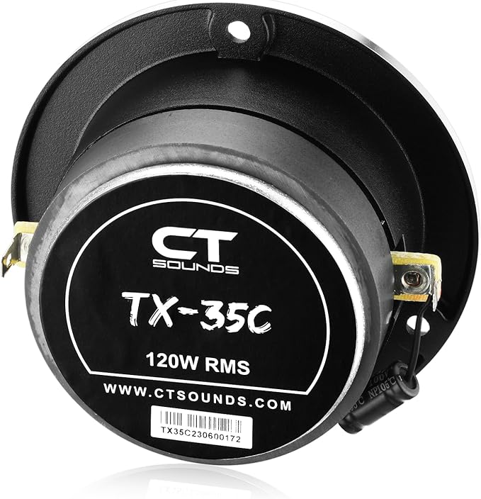 CT Sounds TX-35C 3.5” 480-Watt Titanium Super Tweeters, Pair