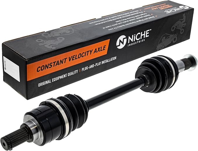 NICHE Rear CV Axle Drive Shaft for Yamaha Kodiak 450 YFM450 4x4 EPS 28P-2530V-01-00 28P-2510F-03-00