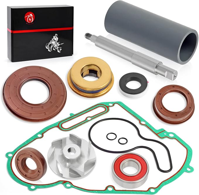 Water Pump Seal Rebuild Kit Impeller + Driver + Shaft + Oil Seal + COVER GASKET For Polaris RZR 800 Ranger 700 800 Sportsman 700 800 2002-2014
