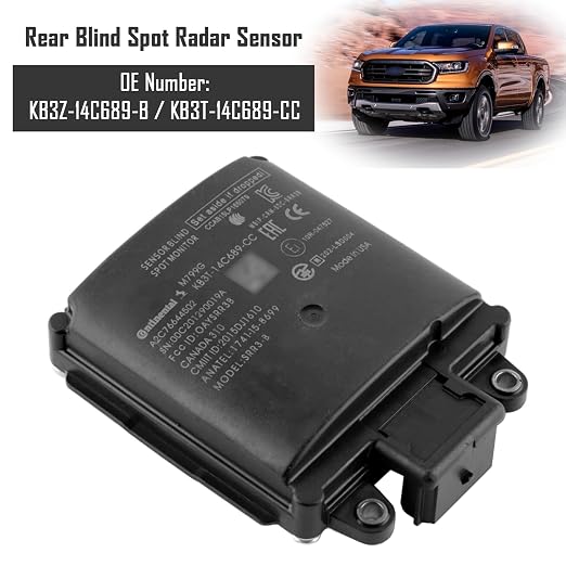 Topteng Rear Blind Spot Radar Sensor KB3Z-14C689-B for Ford Ranger 2019-2020, for Ford Transit-150/Transit-250/Transit-350/Transit-350 HD 2019-2022 KB3T-14C689-CC