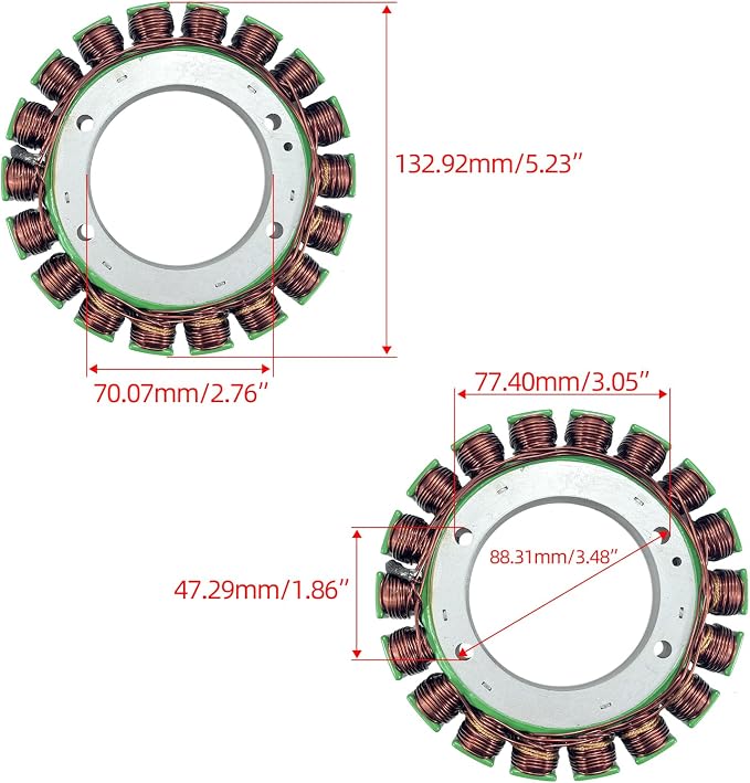Magneto Stator Coil Compatible With Kawasaki KAF620 Mule 3000 3010 3020 2001-2008 59031-2126