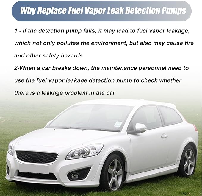 Priprilod Fuel Vapor Leak Detection Pump EVAP DMTL Compatible with Land Rover Range Rover Sport LR2 LR3 LR4 Evoque Velar Fit for Jaguar XE XJ F-Type Fit for Volvo S40 S80 XC70 0261222022 30760863