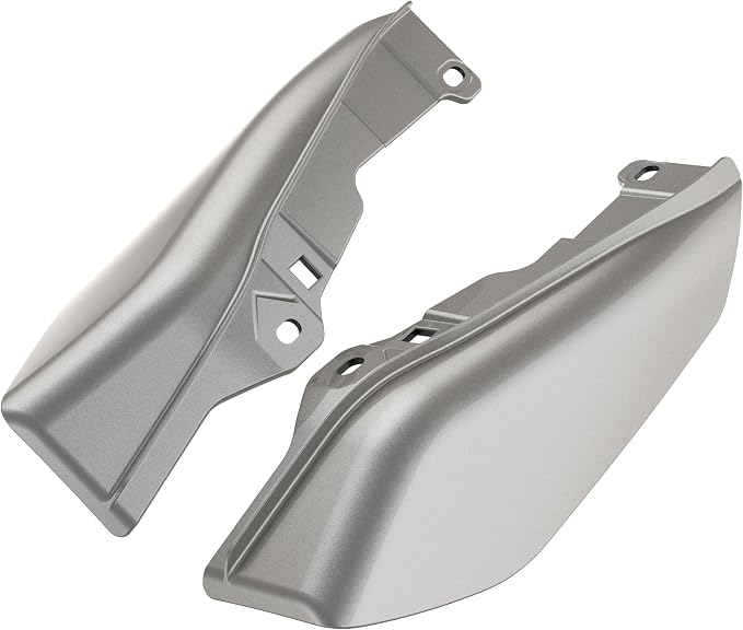 Color - Matched Mid Frame Air Deflectors Heat Shield, Perfectly Fit for Harley Touring Models 2009-2026 Pewter Pearl