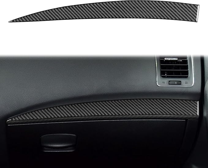Soft Real Carbon Fiber Compatible with Nissan Altima 2013 2014 2015 2016 2017 2018 Interior Accessories Co-Pilot Central Control Instrument Decorative Strip