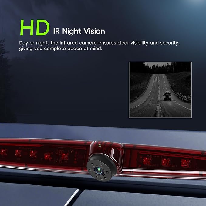 Back up Camera for Cars IP67 Waterproof Reverse Camera with 140°Viewing Angle Night Vision Rear View Camera