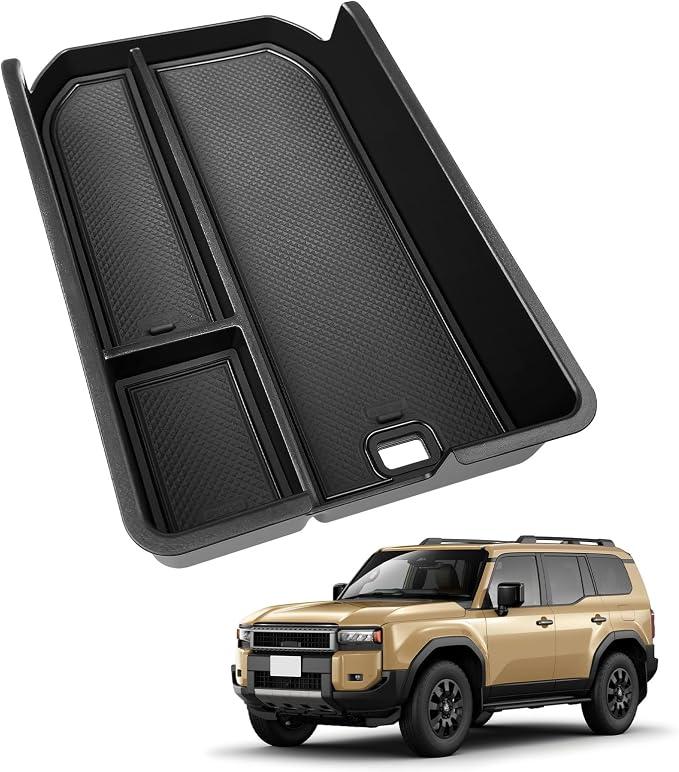 Center Console Organizer Compatible with 2024 2025 Toyota Land Cruiser Prado 250 J250 LC250 1958 Accessories