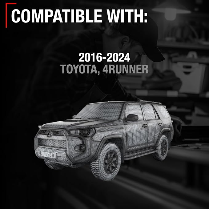 Rear View Backup Camera, Reverse Park Assist - Compatible with 2016-2024 Toyota 4Runner - OEM 8679035061, TO1960130