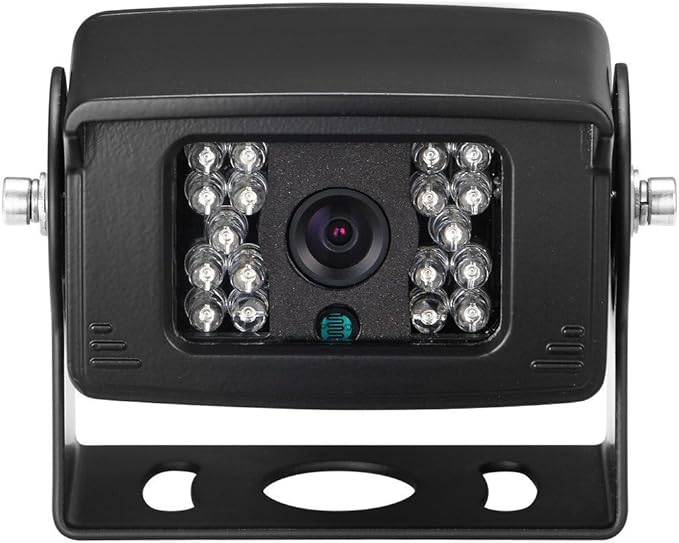 Bus Truck Backup Camera Heavy Duty Vehicle Rearview Reverse Waterproof Night Vision Camera for Travel Trailer, Pickup,Van, Oversize Truck, Fifth Wheel RV Campers Motor Home (Dual DC 12-24V)
