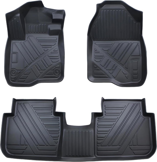 CRV Floor Mats Compatible with 2023-2026 Honda CR-V，All Weather Protection Waterproof Durable Anti-Slip Odorless Custom-fit TPE Floor Liner Front and Rear Row Set