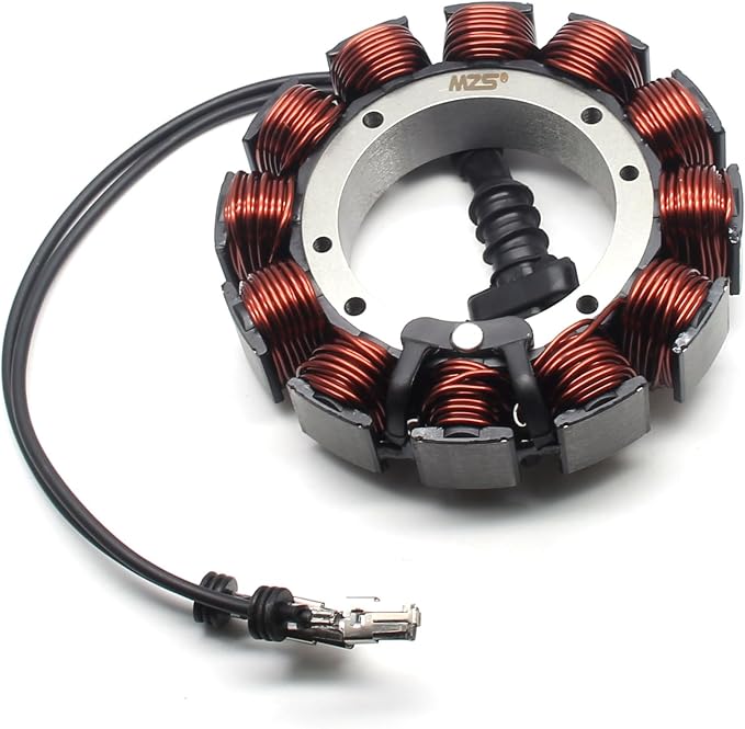 MZS Motorcycle Electric Stator Touring Coil 29987-99 45A Compatible with Electra Glide 1999-2001 / Road Glide 1999-2001 / Road King 1999-2001
