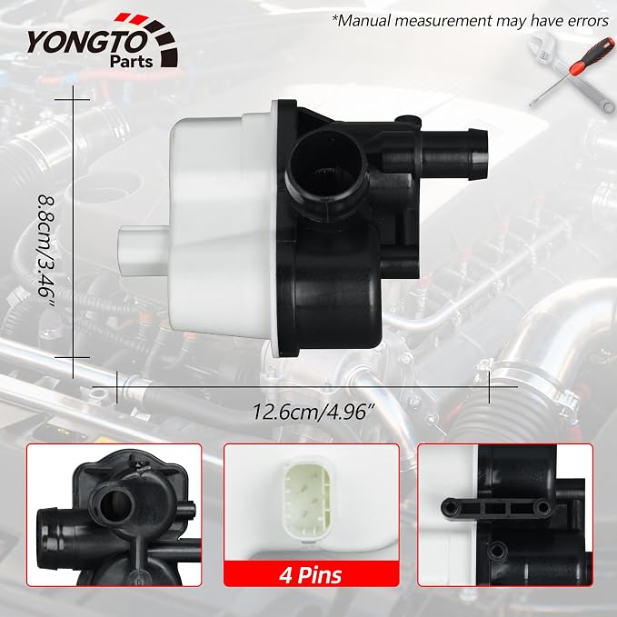 0261222018 Fuel Vapor Leak Detection Pump Compatible with BMW 128i 135i 325i 328i 330i 335i 525i 530i 550i 650i 750i X3 X5 X6 M3 M5 Replace OE 16136752551 310-601 16136764191 16137193479