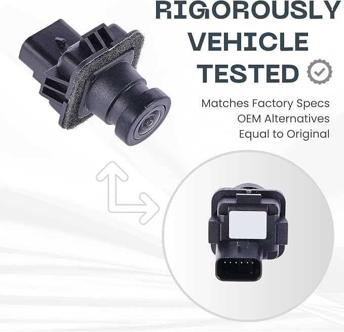 Backup Camera Replaces for 2015-2023 Ford Mustang Coupe/Convertible | 2021-2023 Mustang Mach | 2016-2020 Shelby GT350 Mustang | 2020-2022 Shelby GT500 Mustang OE Part # FR3Z-19G490-A FR3T-19G490-AE