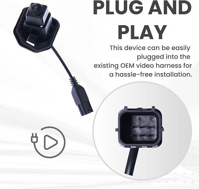 Backup Camera Replaces for 2017-2020 Nissan Rogue w/o AVM, 2017-2019 Rogue Hybrid w/o AVM, 2014-2016 Rogue SV OE Part # 28442-9TB0D, 28442-9TB0A, 28442-9TB0B, 28442-9TB0C, 28442-9TB1C