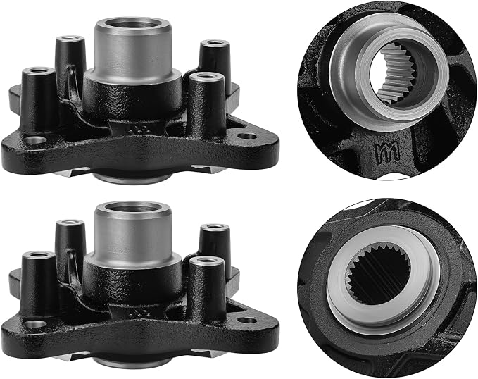 M MATI 2PCS Rear Wheel Hubs & Bearing kit for Polaris RZR 900 XP 4 2011-2013 RZR 900 4 E-PS 2011-2014 5137278 3514699
