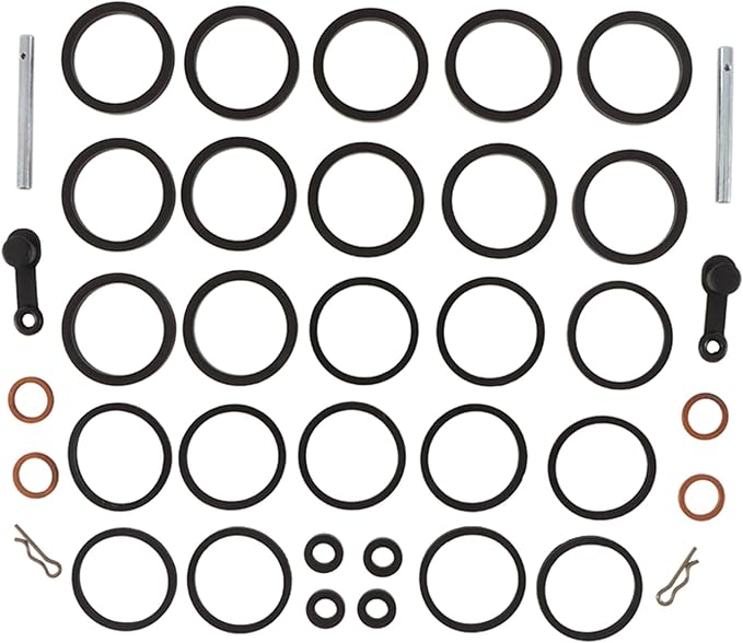 New All Balls Racing Front Caliper Rebuild Kit 18-3116 Compatible With/Replacement For Suzuki GSX-R 1100 93-98