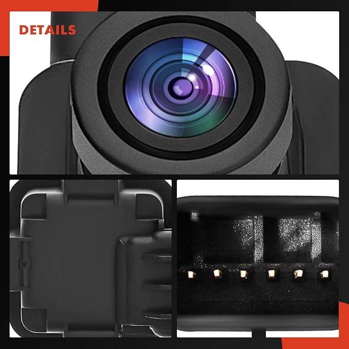 A-Premium Rear View Backup Camera C.A.P.A. Compliant - Compatible with Ford Expedition 2015-2017 - Replaces OE Parts# FO1960113C, FL1Z-19G490-A, FL1Z-19G490-B - Rear Park Assist Camera