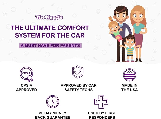 The Pet Noggle - Extend Hot and Cold Air From Your Dash AC Vent to Pets in the Back Seat - Summer and Winter Vehicle Traveling System to Keep Dogs and Cats Comfortable in the Car - 10ft, Black Ice