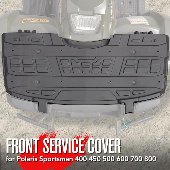 A & UTV PRO Lower Storage Box & Front Service Cover Kit for Polaris Sportsman 400 450 500 600 700 800 2005-2010 Accessories, Replace OEM # 2633162, 2633157, 2633355-070, 2203484, 2PCS