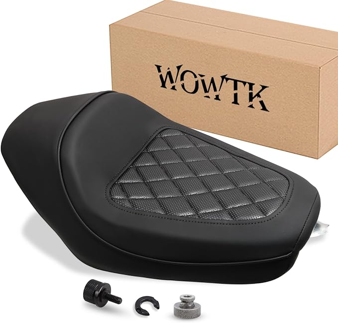 Front Driver Rider Solo Seat for Harley Sportster Iron 883 1200 XL883 XL1200NS Forty-Eight XL1200X 2010-2022