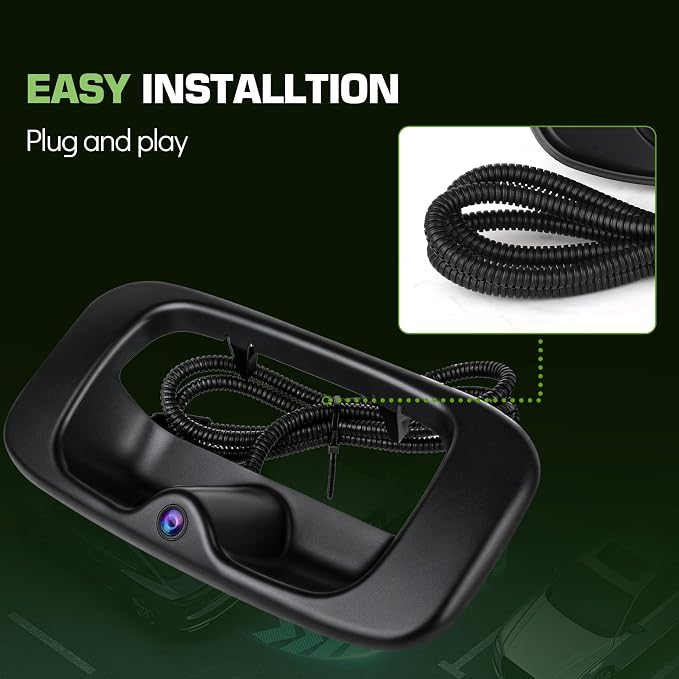 Backup Camera Rear View Parking Assist Camera 170° HD Night Vision for Chevy Silverado, for GMC Sierra 1500 2500 3500HD Classic 1999-2006, Replace 15997911,15228539,15228541,15228540,GM1915105