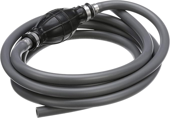 Attwood Universal Marine Fuel Line Kit, EPA Compliant, 12 Feet Long, 3/8-Inch Diameter Hose, includes Primer Bulb. (Fittings Not Included), 93812ULP7