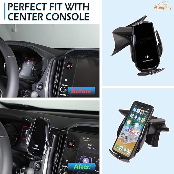 Car Phone Holder Compatible with Subaru Crosstrek 2024+ & WRX 2022+ Center Console Air Outlet Vent Panel Mobile Phone Mount Instrument Hands-Free Universal Cell Phones Navigation Bracket Accessories