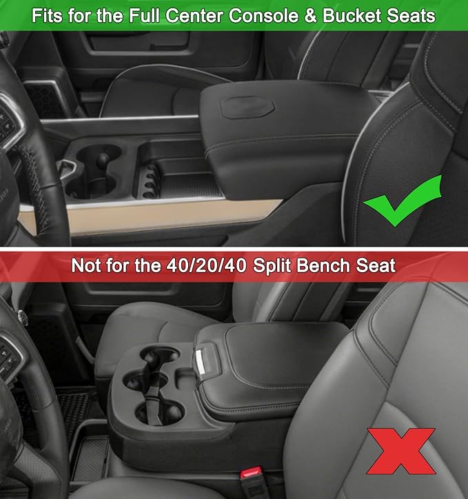 PIMCAR Compatible with 2019-2026 Dodge RAM 1500 Center Console Organizer and Windshield Sun Shade Interior Accessories