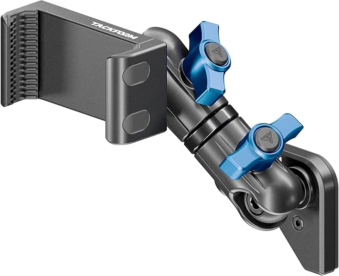 Tackform Link Vent Mount Universal Phone Holder - Compatible with BlueCruise, 2021-2025 Ford F150 & Raptor, 2023-2025 Ford Super Duty | Aluminum | Zero Slip | 3.5" Arm | Blue