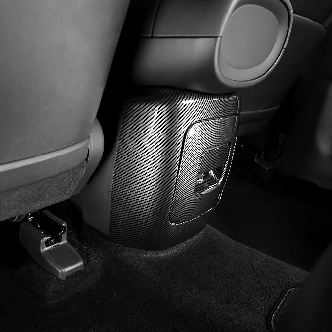 YOUTOOCAR Rear AC Vent Cover Compatible with Hyundai Palisade 2026 Accessories (Carbon Fiber Pattern)