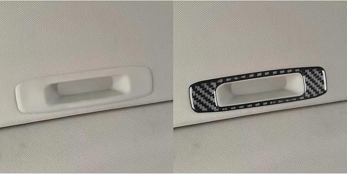 Soft Real Carbon Fiber Compatible with Nissan Altima 2013 2014 2015 2016 2017 2018 Interior Accessories Car Sunroof Handle Trim Cover