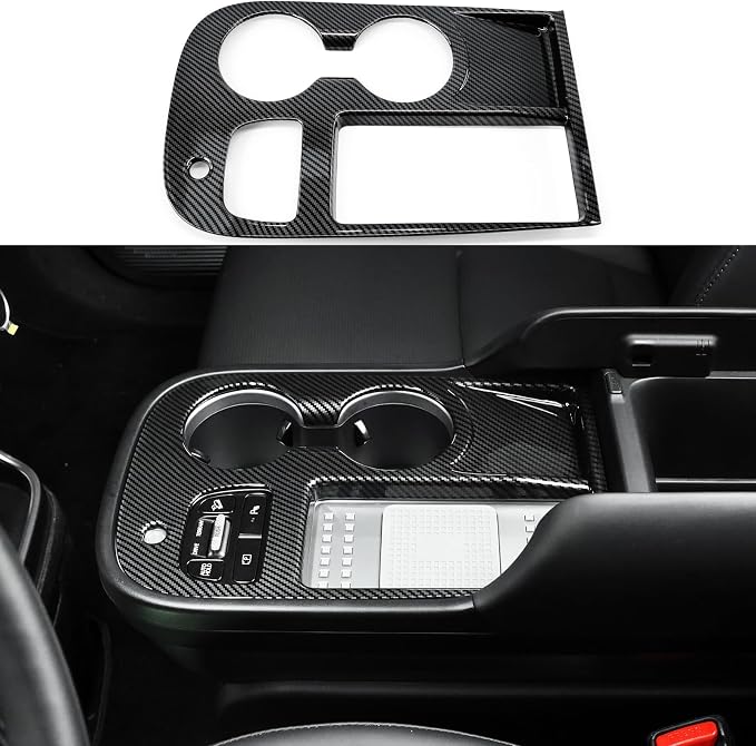 YOUTOOCAR Gear Shift Panel Cover Compatible with Hyundai IONIQ 9 Accessories (Carbon Fiber Pattern)