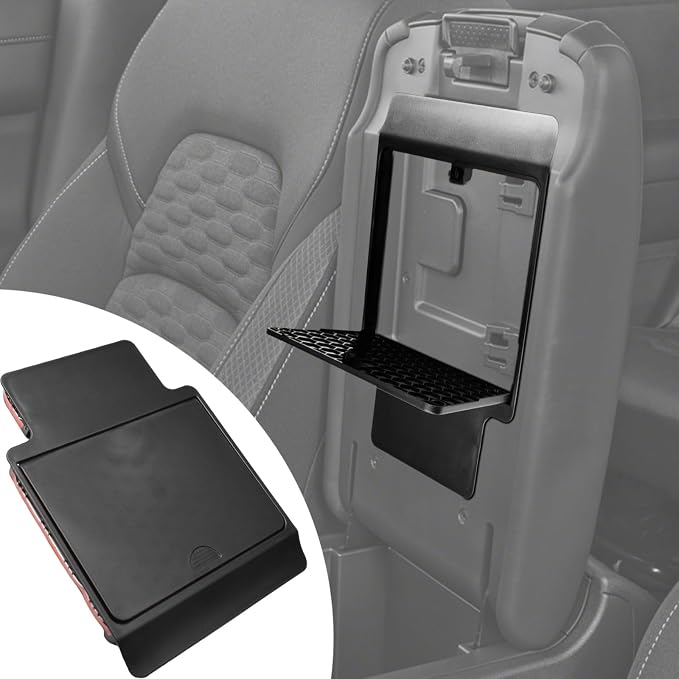 TACORBO Center Console Hidden Storage Box and Center & Lower Console Organizer Combo for Nissan Pathfinder 2022-2026 – Upper Armrest ABS & Lower TPE Storage Inserts
