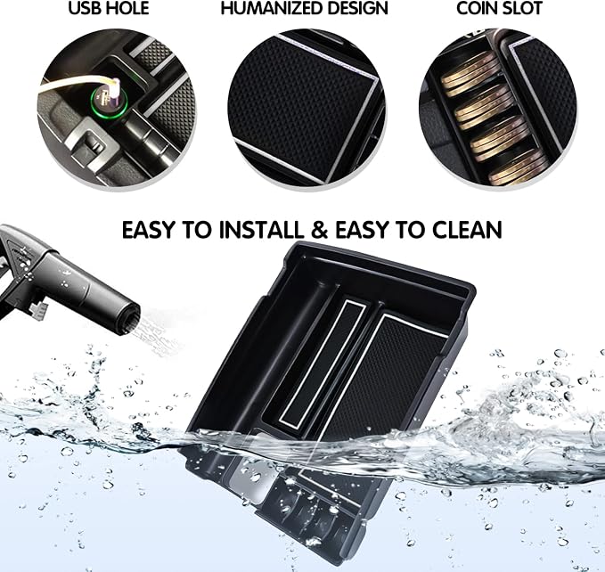 2014-2020 Nissen Rogue Center Console Organizer for 2014-2020 Nissen Rogue Accessories Automotive Consoles & Organizers 2014-2020 Nissen Rogue Armrest Storage Box Glove Tray