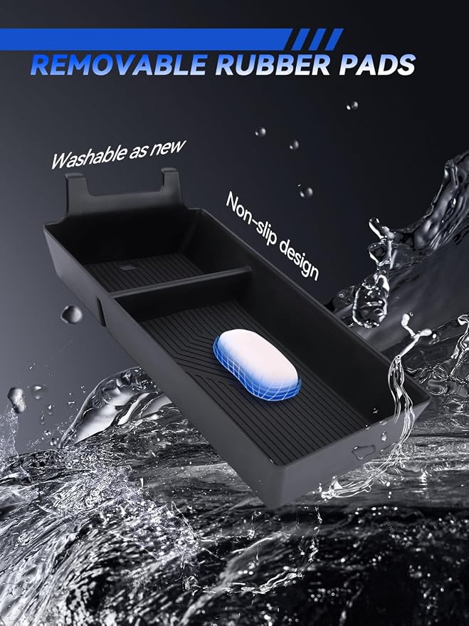 for ES Center Console Organizer 2026 Lexus ES 350e/ES 350h/ES 500e Accessories Armrest Tray Middle Storage Box Insert Container Durable ABS Plastic